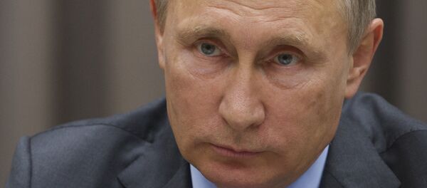 Председник Русије Владимир Путин током састанка са немачким вице канцеларом Зигмаром Габријелом у Москви Председник Русије Владимир Путин током састанка са немачким вице канцеларом Зигмаром Габријелом у Москви - Sputnik Србија