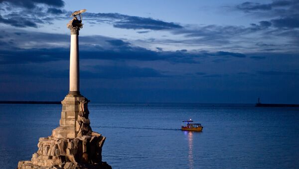 Споменик потопљеним бродовима у Севастопољу. - Sputnik Србија