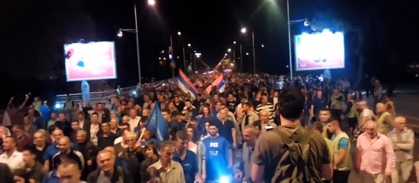 Protest opozicije u Podgorici Protest opozicije u Podgorici - Sputnik Srbija