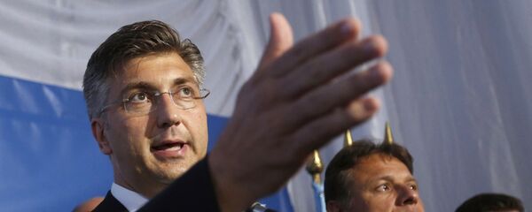 Premijer Hrvatske Andrej Plenković - Sputnik Srbija