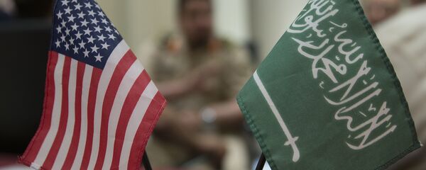 Zastava Amerike i Saudijske Arabije - Sputnik Srbija