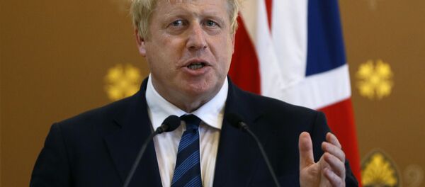 Šef diplomatije Velike Britanije Boris Džonson Šef diplomatije Velike Britanije Boris Džonson - Sputnik Srbija