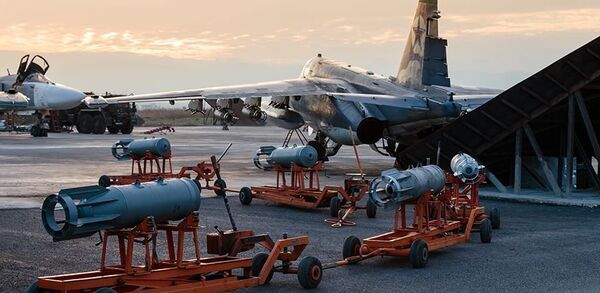 Ruske vazduhoplovne snage u sirijskoj bazi Hmejmim - Sputnik Srbija