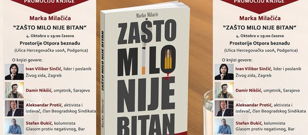 Корице књиге Зашто Мило није битан - Sputnik Србија