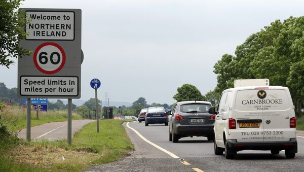 Granica između Republike Irske i Severne Irske. - Sputnik Srbija