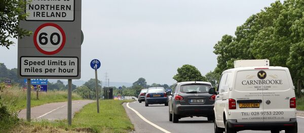 Granica između Republike Irske i Severne Irske. - Sputnik Srbija