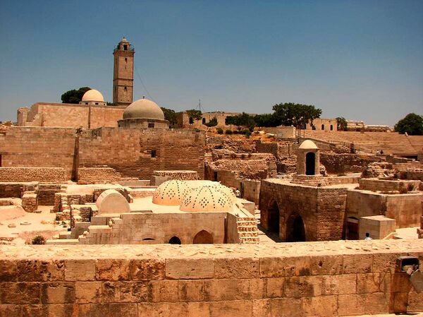 Цитаделу у Алепу саградили су Селеукиди, династија која је на крају 4. века п.н.е. наследила Александра Великог. На овом брегу су своје богомоље изградили и Грци, Римљани, Персијанци, Византинци и Османлије. Цитаделу у Алепу саградили су Селеукиди, династија која је на крају 4. века п.н.е. наследила Александра Великог. На овом брегу су своје богомоље изградили и Грци, Римљани, Персијанци, Византинци и Османлије. - Sputnik Србија