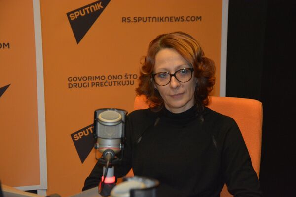 Проф. др Данијела Стефановић, управница одељења за историју Филозофског факултета Универзитета у Београду. Проф. др Данијела Стефановић, управница одељења за историју Филозофског факултета Универзитета у Београду. - Sputnik Србија