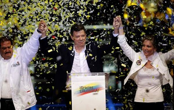 Kolumbijski predsednik Huan Manuel Santos Kolumbijski predsednik Huan Manuel Santos - Sputnik Srbija