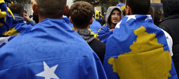 Navijači tzv. Kosova Navijači tzv. Kosova - Sputnik Srbija