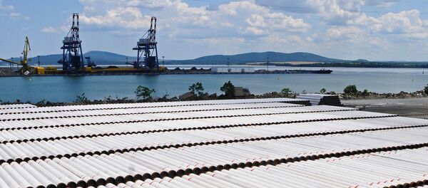 Изградња цевовода у оквиру пројекта Турски ток - Sputnik Србија