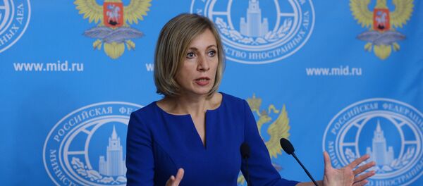 Портпарол руског Министарства спољних послова Марија Захарова говори на конференцији за медије - Sputnik Србија