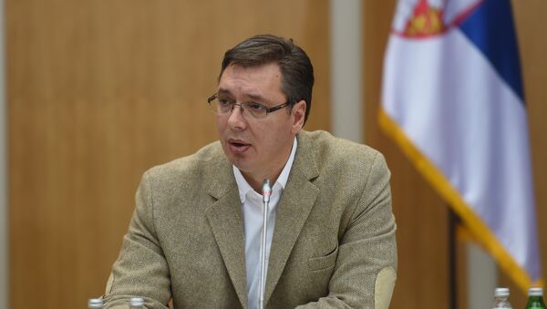 Predsednik Vlade Srbije Aleksandar Vučić u Nišu - Sputnik Srbija