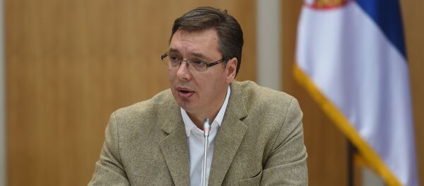 Председник Владе Србије Александар Вучић у Нишу - Sputnik Србија