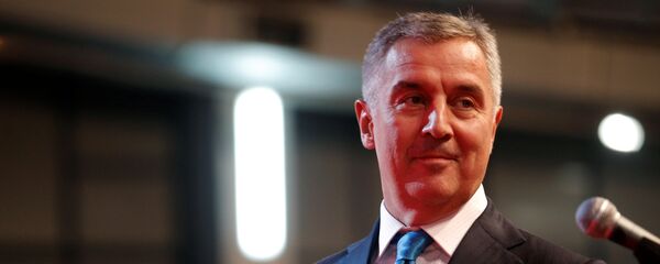 Milo Đukanović na mitingu DPS-a u Podgorici. Milo Đukanović na mitingu DPS-a u Podgorici. - Sputnik Srbija