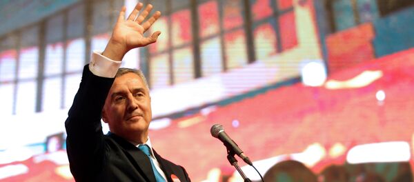 Milo Đukanović na mitingu DPS-a u Podgorici - Sputnik Srbija