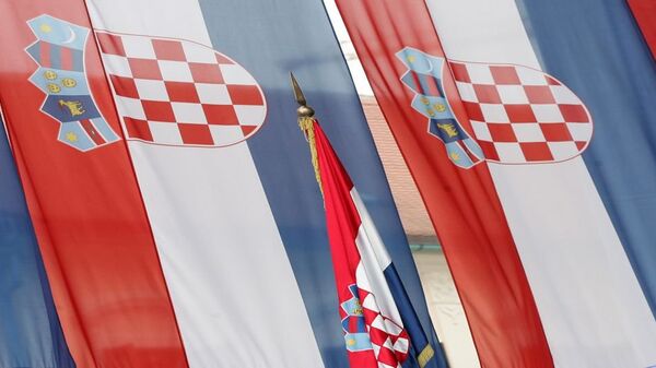 Хрватске заставе - Sputnik Србија