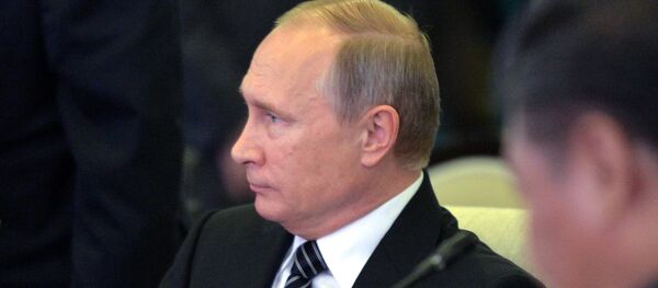 Председник Русије Владимир Путин говори на конференцији за медије након састанка БРИКС-а Председник Русије Владимир Путин говори на конференцији за медије након састанка БРИКС-а - Sputnik Србија