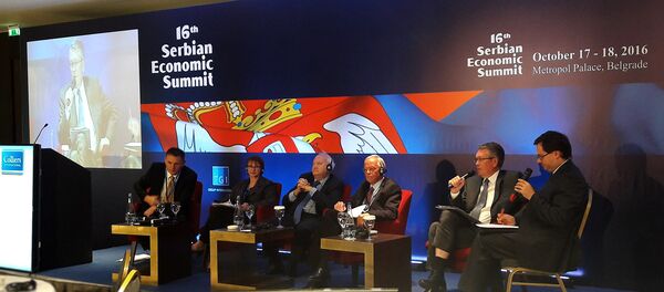 Ambasador Rusije u Beogradu Aleksandar Čepurin na 16. Srpskom ekonomskom samitu u Beogradu Ambasador Rusije u Beogradu Aleksandar Čepurin na 16. Srpskom ekonomskom samitu u Beogradu - Sputnik Srbija