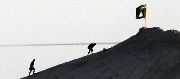 Teroristi DAEŠ-a na tursko-sirijskoj granici Teroristi DAEŠ-a na tursko-sirijskoj granici - Sputnik Srbija