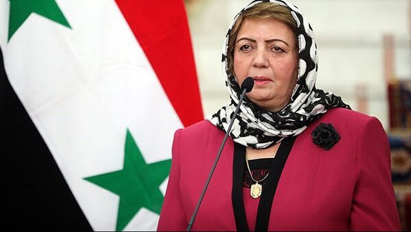 Predsednica parlamenta Sirije Hadija Abas - Sputnik Srbija