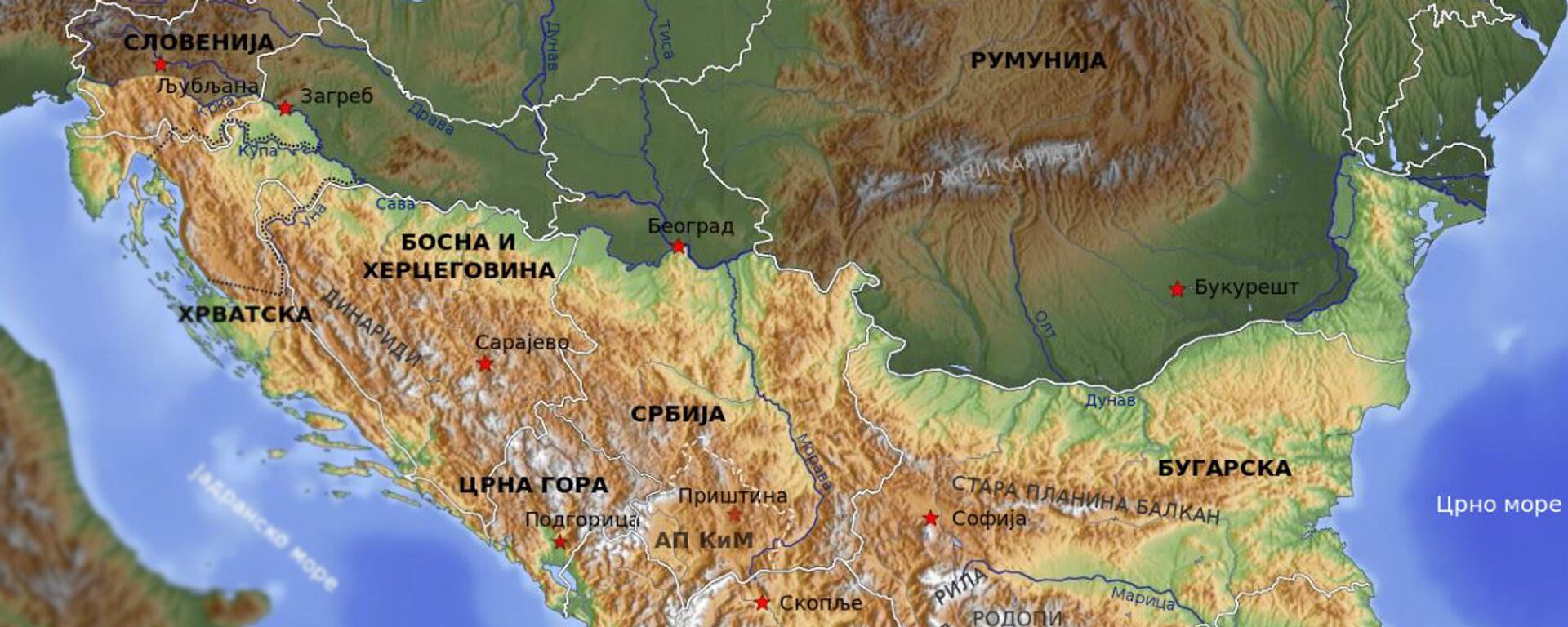 Мапа Балкана - Sputnik Србија, 1920, 11.05.2018