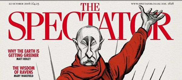Насловна страна недељног британског часописа Спектатор - Sputnik Србија