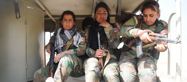 Војници Пешмерги ирачких Курда у Мосулу, Ирак - Sputnik Србија
