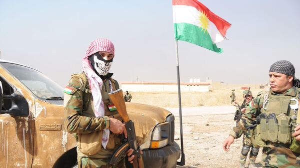 Војник Пешмерги ирачких Курди у Мосул, Ирак - Sputnik Србија
