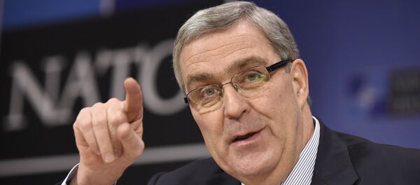 Амерички амбасадор у НАТО-у Даглас Лут на конференцији за медије у Бриселу Амерички амбасадор у НАТО-у Даглас Лут на конференцији за медије у Бриселу - Sputnik Србија