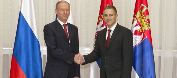 Николај патрушев и Небојша Стефановић - Sputnik Србија