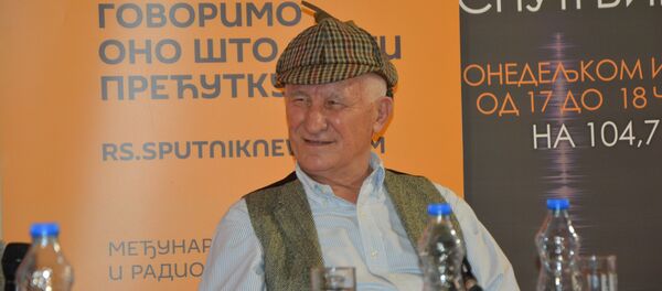 Matija Bećković gost Sputnjika na ovogodišnjem 61. Beogradskom sajmu knjiga Matija Bećković gost Sputnjika na ovogodišnjem 61. Beogradskom sajmu knjiga - Sputnik Srbija