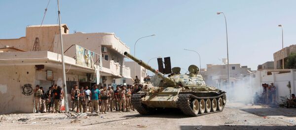 Либијска војска на улицама града Сирта, Либија - Sputnik Србија
