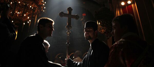 Hram Vaskrsenja Hristovog u Jerusalimu Hram Vaskrsenja Hristovog u Jerusalimu - Sputnik Srbija