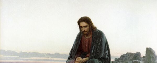 Reprodukcija slike Hristos u pustinji Reprodukcija slike Hristos u pustinji - Sputnik Srbija