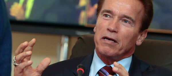 Арнолд Шварценегер на предавању у Московској високој школи економије 2011. - Sputnik Србија