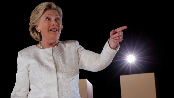 Američki predsednički kandidat Demokratske partije Hilari Klinton tokom mitinga na Floridi - Sputnik Srbija