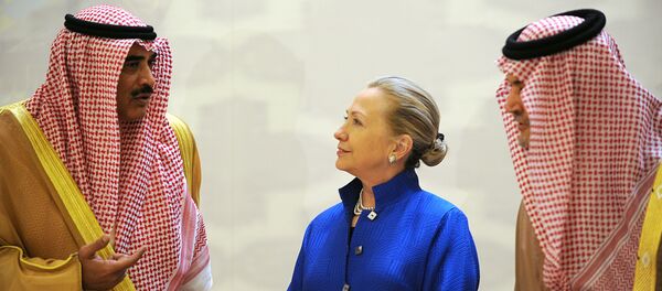 Šef saudijske diplomatije Saud el Fajsel i državna sekretarka SAD Hilari Klinton - Sputnik Srbija