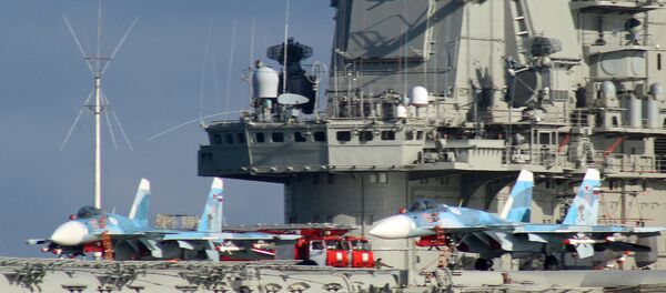 Pohod nosača aviona Admirala Kuznjecova kroz La Manš Pohod nosača aviona Admirala Kuznjecova kroz La Manš - Sputnik Srbija