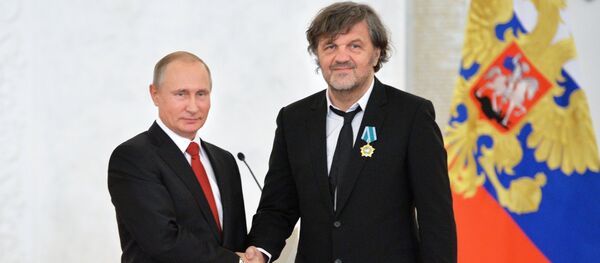 Vladimir Putin i Emir Kusturica Vladimir Putin i Emir Kusturica - Sputnik Srbija
