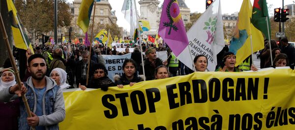 Protest Kurda u Parizu - Sputnik Srbija