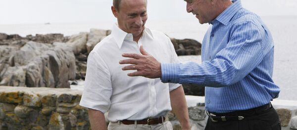 Владимир Путин и Џорџ Буш 2007. године - Sputnik Србија
