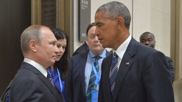 Vladimir Putin i Barak Obama - Sputnik Srbija