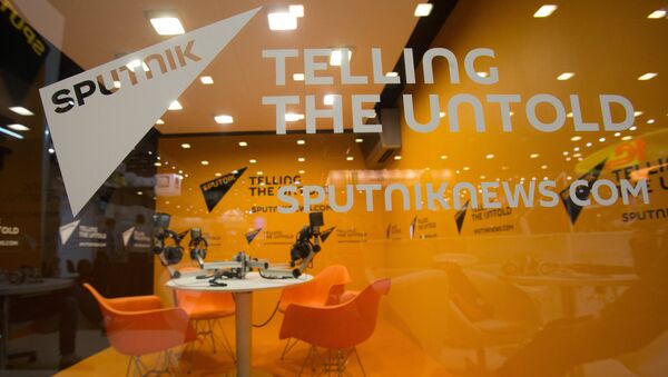Predstavljanje agencije Sputnjik na sajmu u okviru 20. Međunarodnog ekonomskog foruma u Sankt Peterburgu - Sputnik Srbija