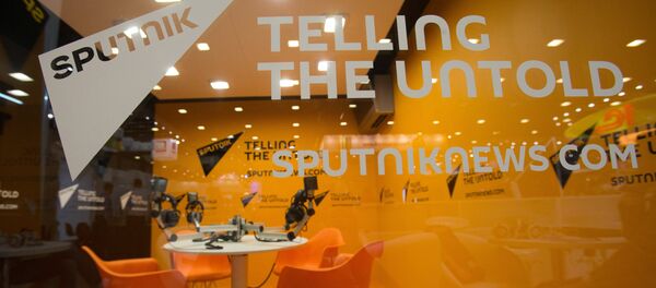 Представљање агенције Спутњик на сајму у оквиру 20. Међународног економског форума у Санкт Петербургу - Sputnik Србија