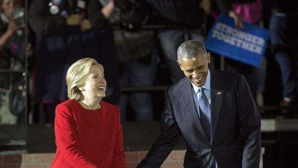 Хилари Клинтон и Барак Обама - Sputnik Србија
