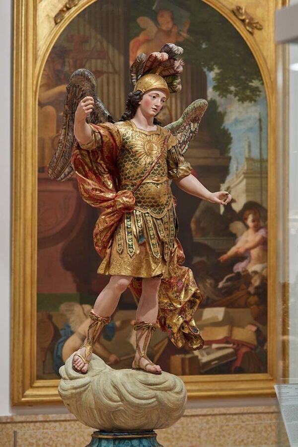 Skulptura Svetog Arhangela Mihaila u Nacionalnom muzeju antičke umetnosti u Lisabonu, prestonici Portugalije - Sputnik Srbija