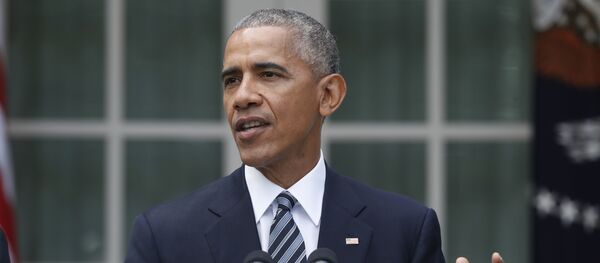 Председник САД Барак Обама говори након председничких избора испре Беле куће у Вашингтону Председник САД Барак Обама говори након председничких избора испре Беле куће у Вашингтону - Sputnik Србија