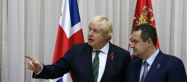 Борис Џонсон и Ивица Дачић - Sputnik Србија