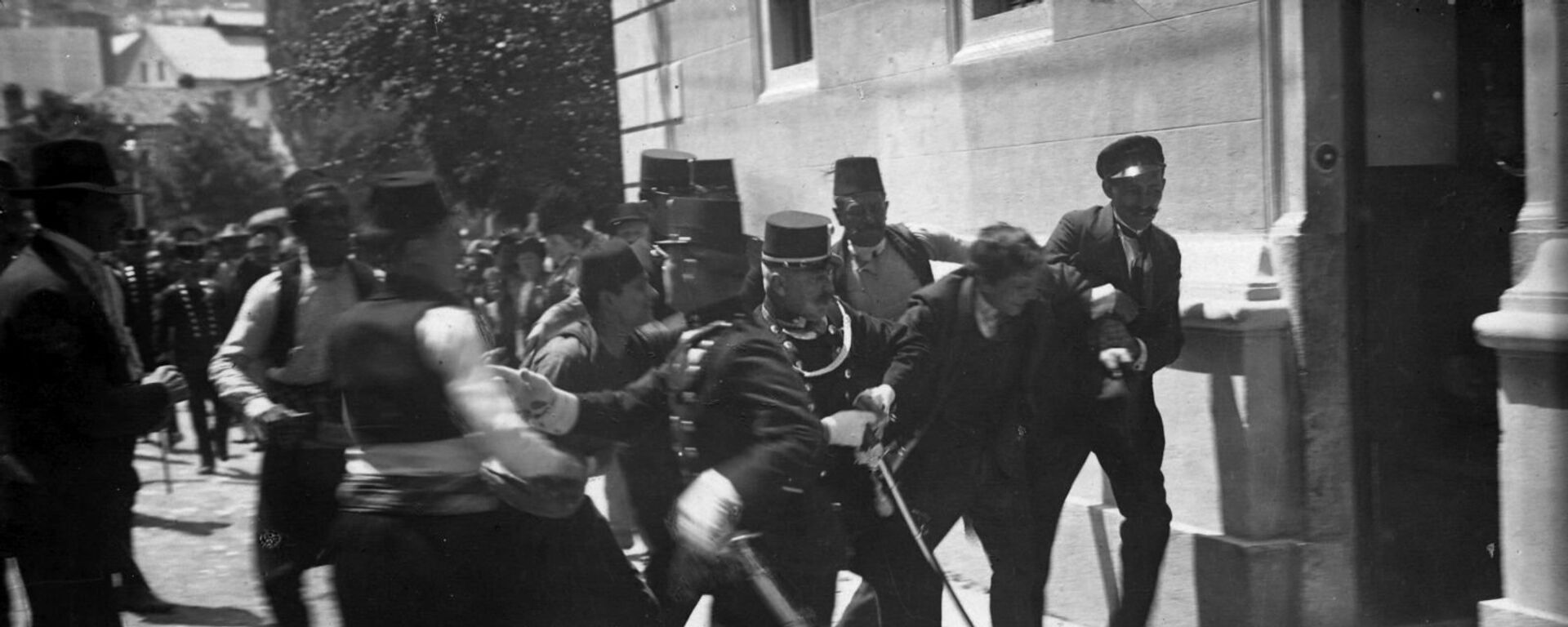 Хапшење Гаврила Принципа након атентата на Франца Фердинанда - Sputnik Србија, 1920, 27.06.2022